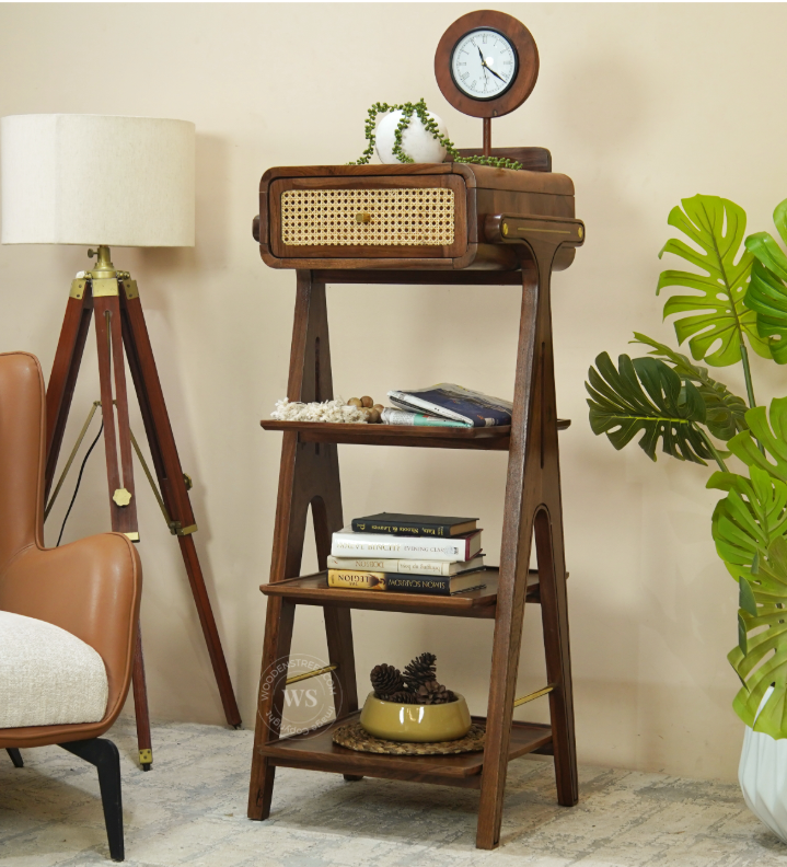 Morgen Premium Sheesham Wood Bookshelf