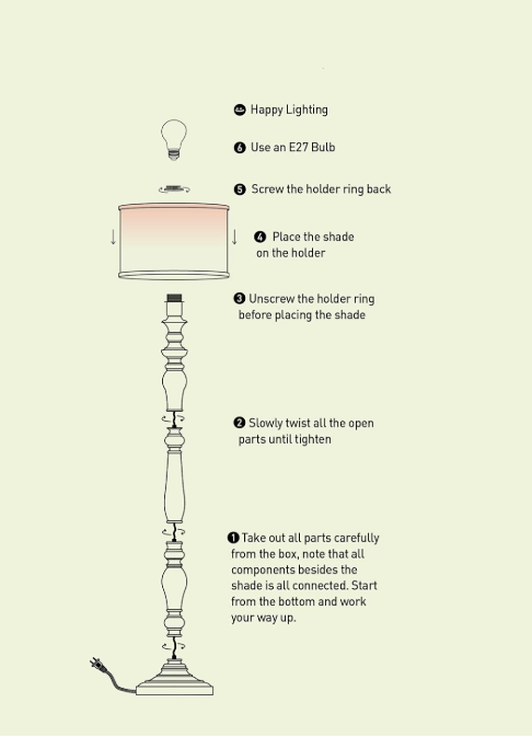 Braided Floor Lamp 