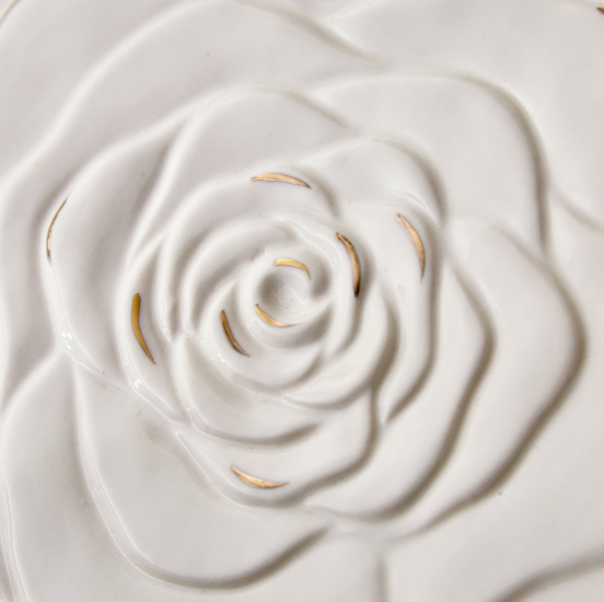 Bleam Rose Ceramic Decorative Platter