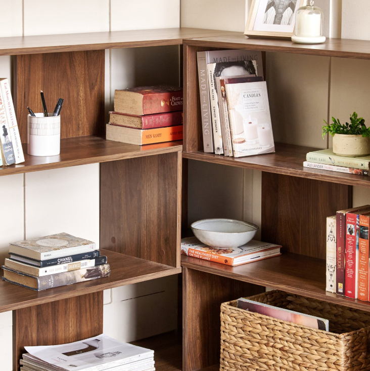 Addison 3-Tier Corner Open Book Shelf