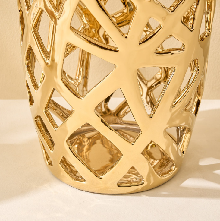 Canova Opt Arista Ceramic Cut-Out Vase