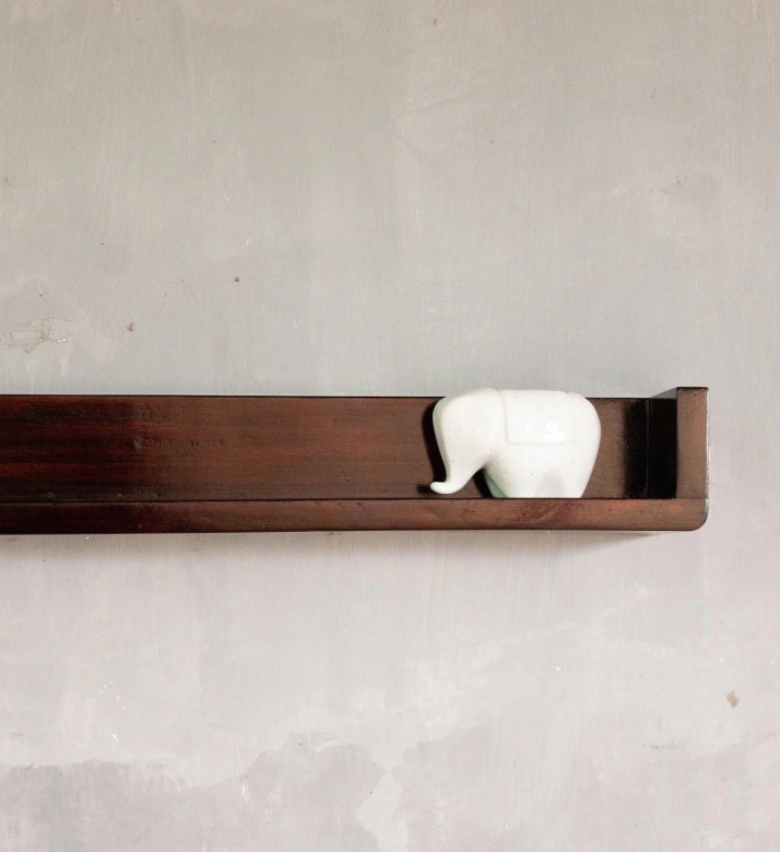 Wooden Walnut floating shelf
