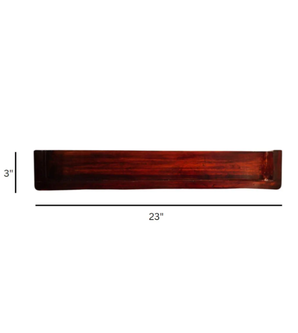 Wooden Walnut floating shelf