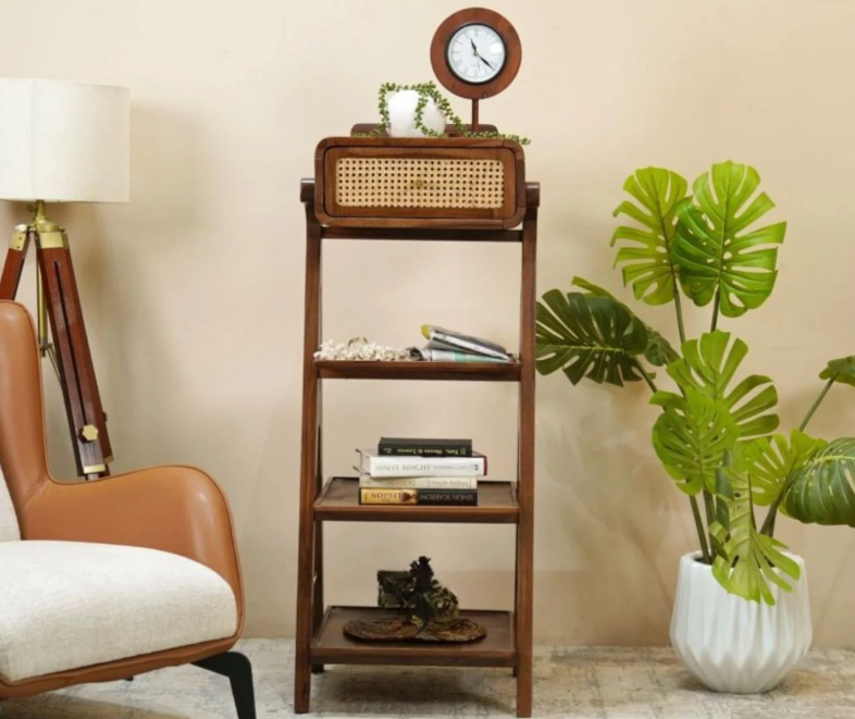 Morgen Premium Sheesham Wood Bookshelf