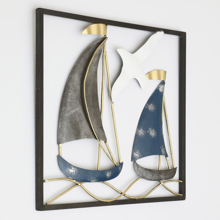 VEDAS Ivy Metal Boat Wall Accent