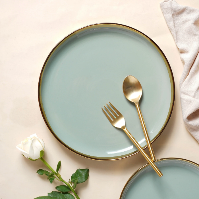 VERA Green 27 Piece Dinner Set