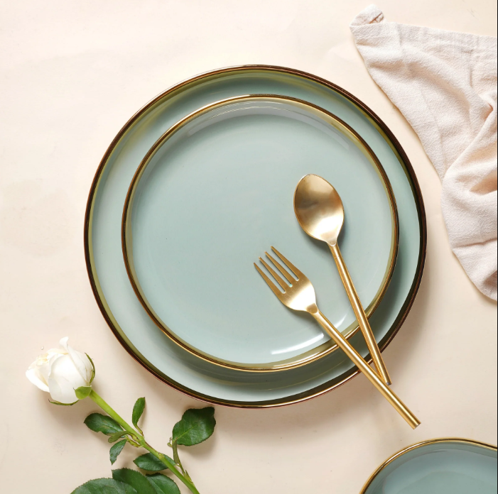 VERA Green 27 Piece Dinner Set