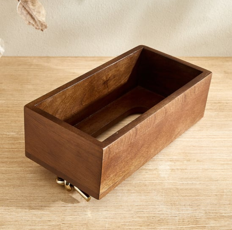Nuqta Roi Wooden Tissue Box