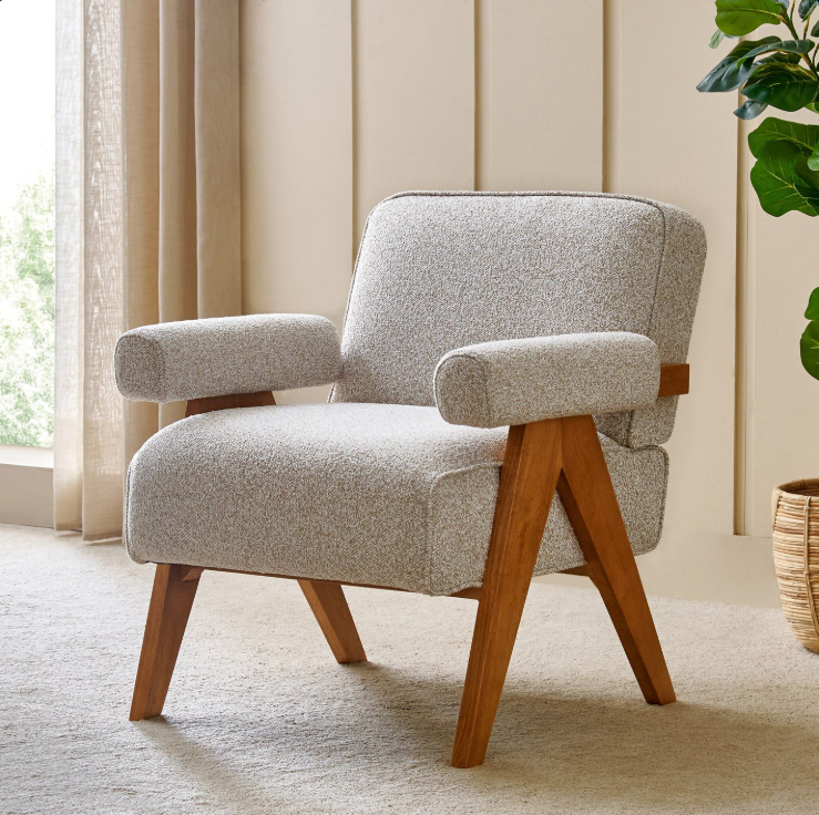 Evora Fabric Accent Chair 