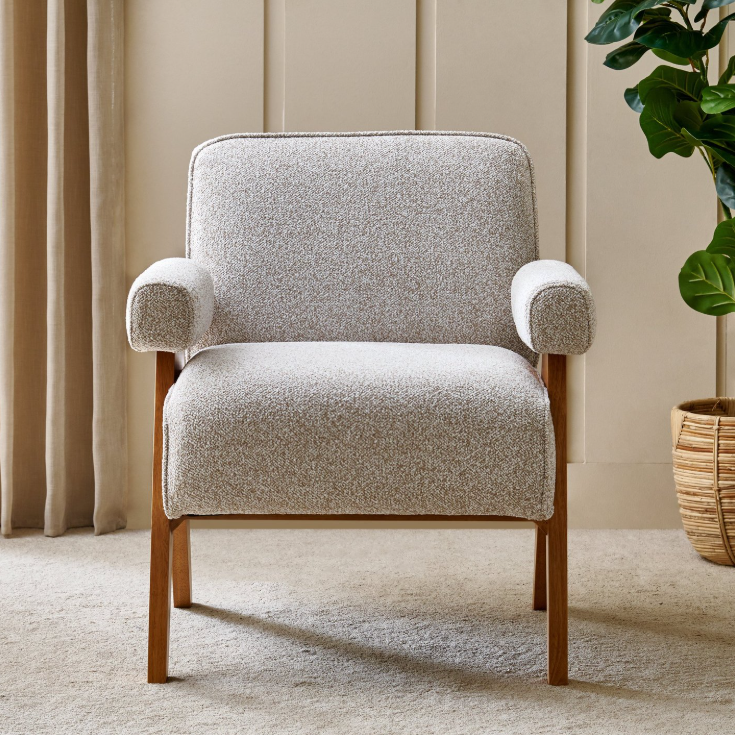 Evora Fabric Accent Chair 