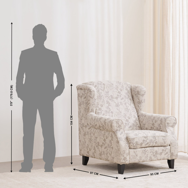 Botanical NXT Fabric Wing Chair