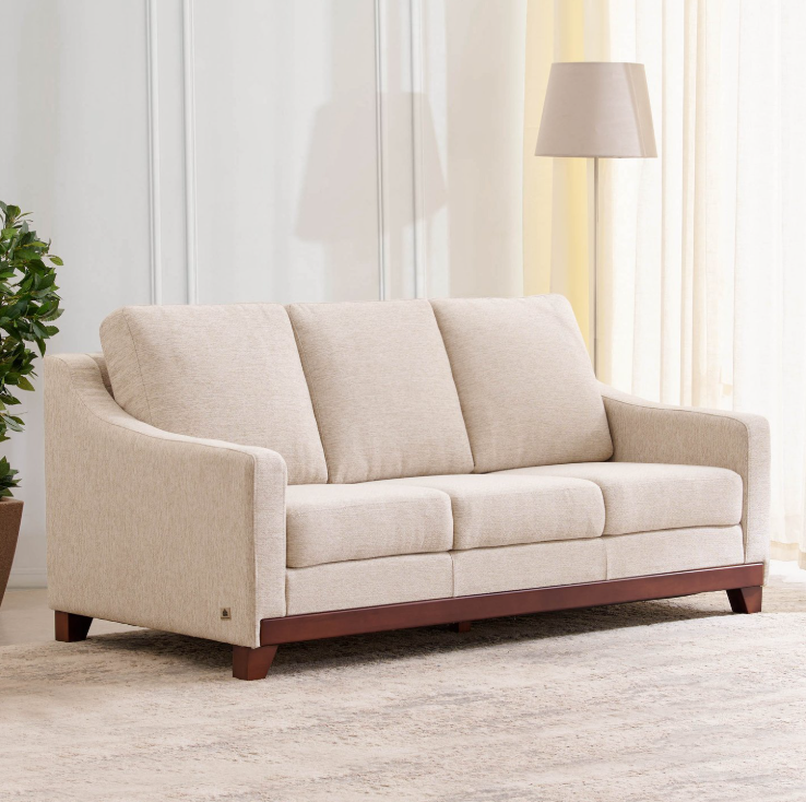 Sylvester Plus Fabric 3-Seater Sofa 