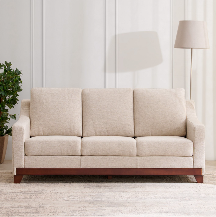 Sylvester Plus Fabric 3-Seater Sofa 