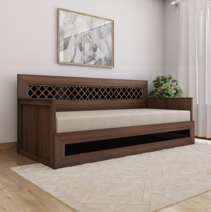 Helios Anne Fabric 3-Seater Sofa Bed 