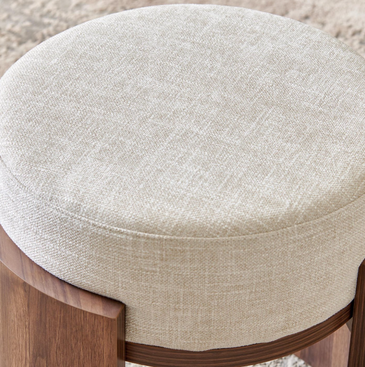 Hadley Fabric Dresser Stool