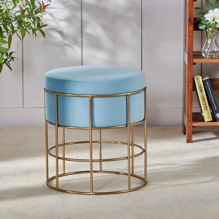 Diamond Fabric Stool