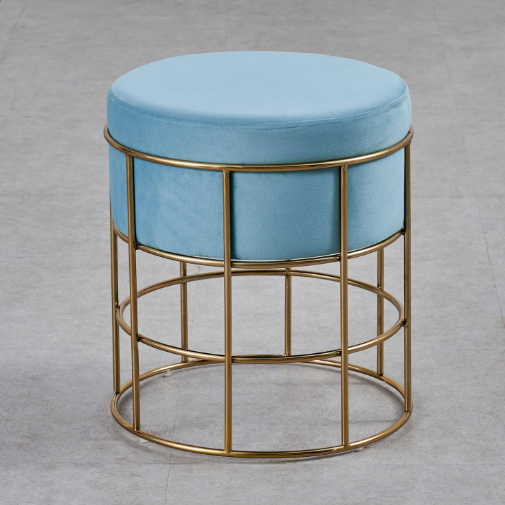 Diamond Fabric Stool