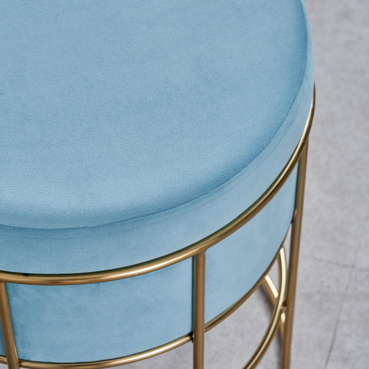 Diamond Fabric Stool