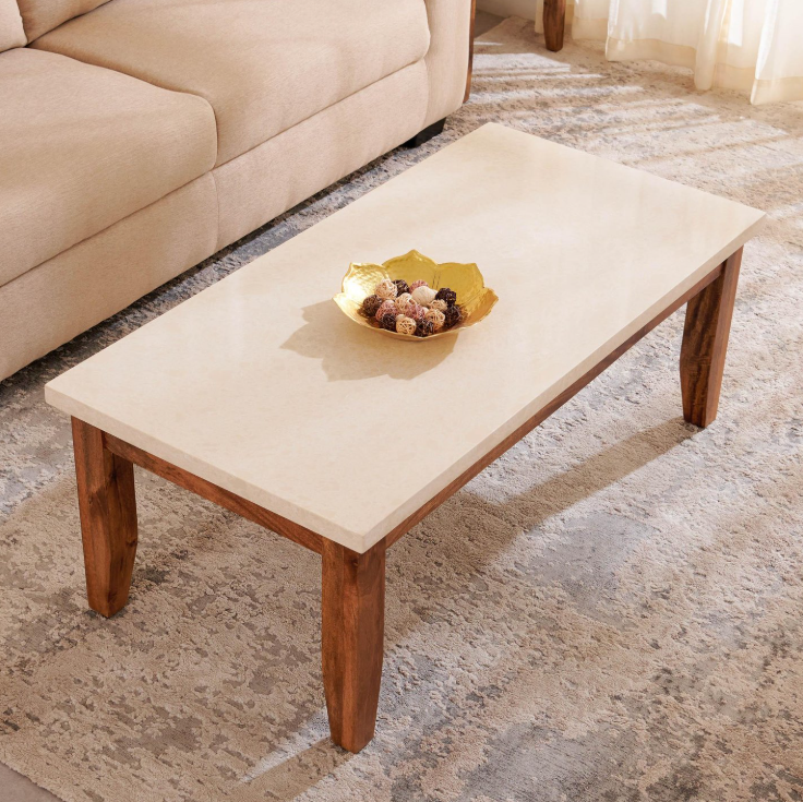 Giza Composite Marble Top Coffee Table