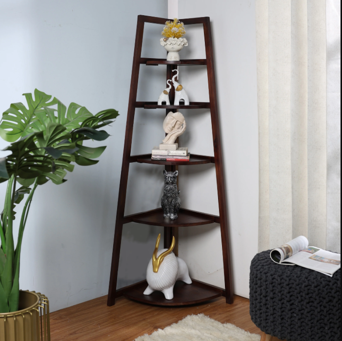 5 Tier Corner Ladder Shelf for