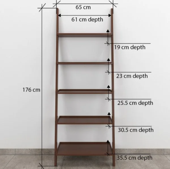 Jasper Leaning Ladder Shelf