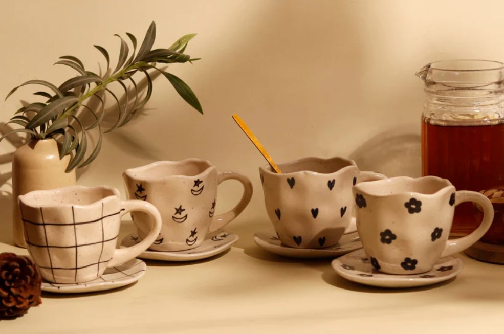 Classic Cup and Saucer Set