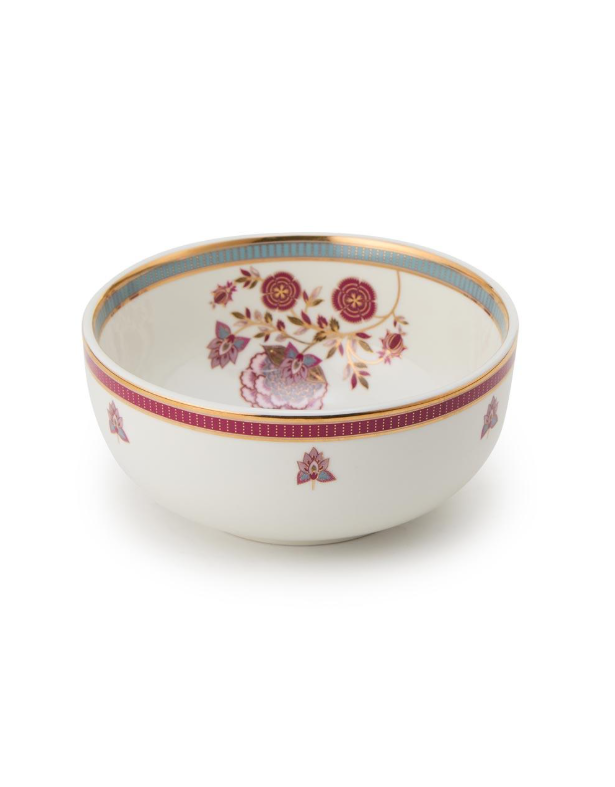 Multi Ceramic Decaled Luxe Serving Bowl