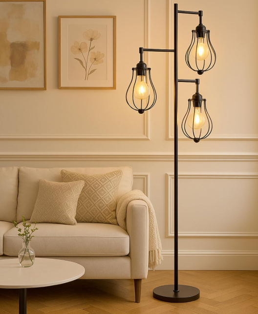  Industrial Tree Floor Lamp