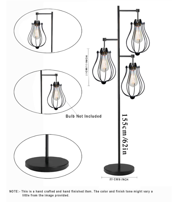  Industrial Tree Floor Lamp