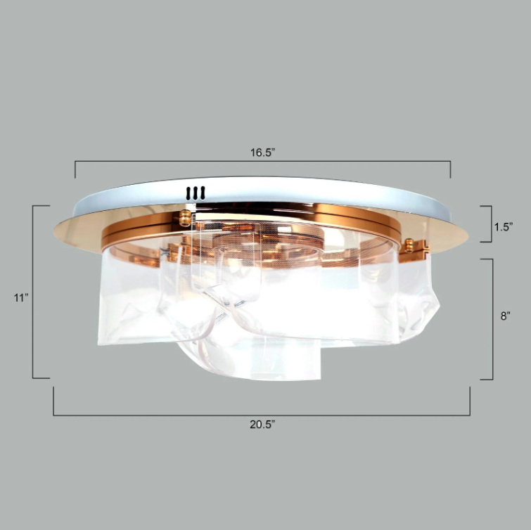 Radiant Round LED Chandelier